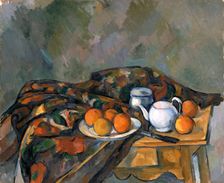 Still life with a teapot 1902-06. Creator: Paul Cezanne