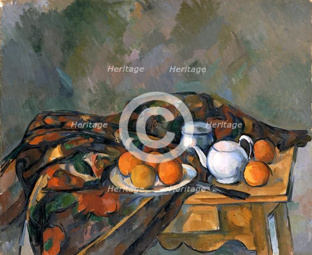 'Still life with a teapot', 1902-06. Creator: Paul Cezanne.