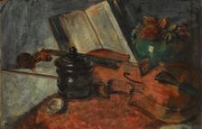 Still life with a violin, 1876