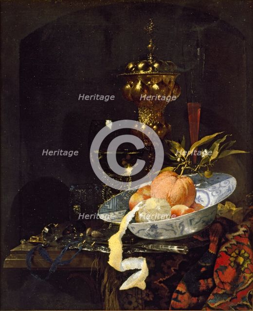 Still Life with an oriental Rug, early 1660s. Artist: Willem Kalf.
