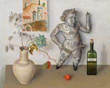 Still life with an angel, 1933. Creator: Wacker, Rudolf (1893-1939)