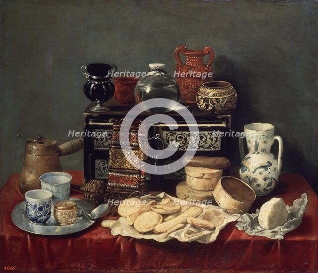 'Still Life with an Ebony Chest', 1652.  Artist: Antonio Pereda y Salgado