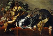 Still Life with an Ebony Chest 17th century. Artist: Frans Snyders