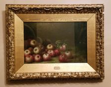 Still Life with Apples, 1897. Creator: Simon P Shafer