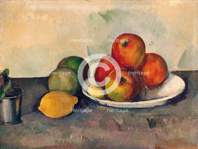 Still Life with Apples, 1890. Creator: Paul Cezanne.