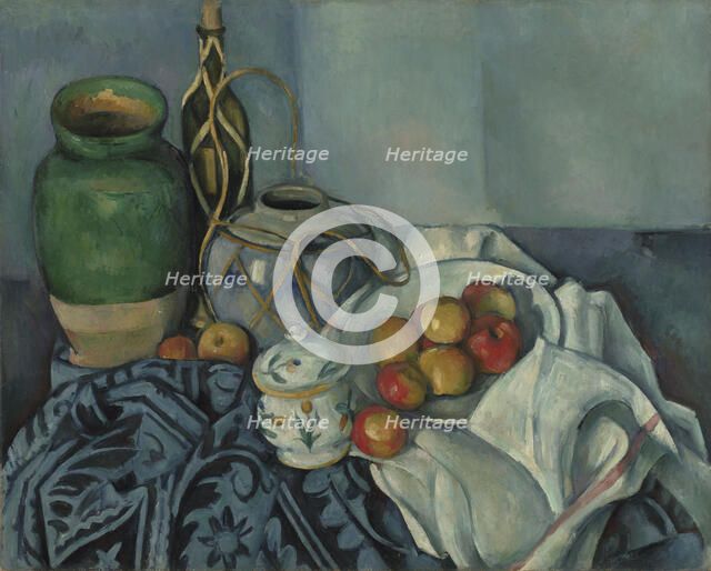 Still Life with Apples, 1893-1894. Creator: Cézanne, Paul (1839-1906).
