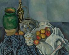 Still Life with Apples, 1893-1894. Creator: Paul Cezanne