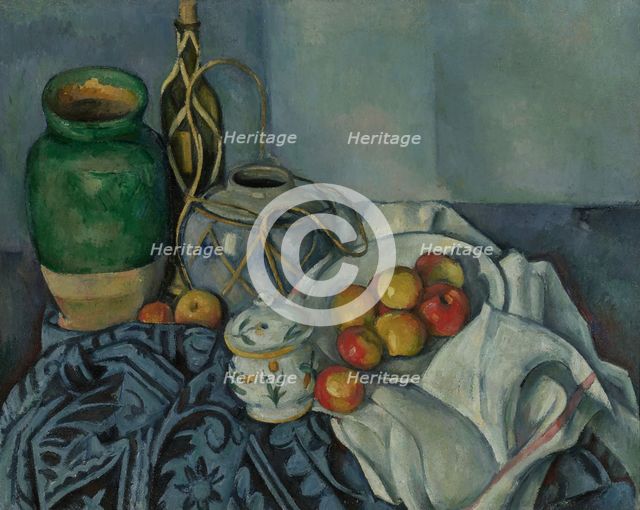 Still Life with Apples, 1893-1894. Creator: Paul Cezanne.