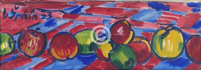 Still Life with Apples, 1933. Creator: Vaclav Spala.