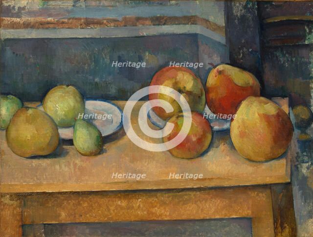 Still Life with Apples and Pears, ca. 1891-92. Creator: Paul Cezanne.