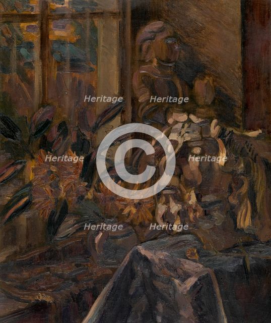 Still Life with Buste, c1910-1940s. Creator: Henri Victor Gabriel Le Fauconnier.