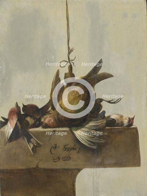 Still Life with Birds, 1662. Creator: William Gowe Ferguson.