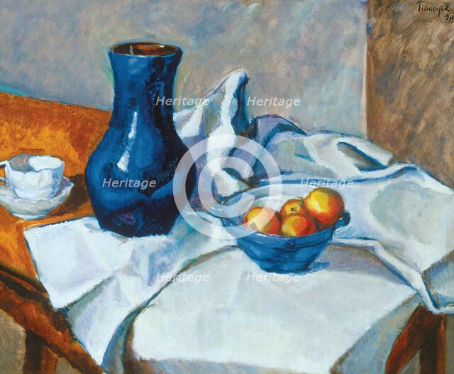 Still Life with blue vase, 1911.