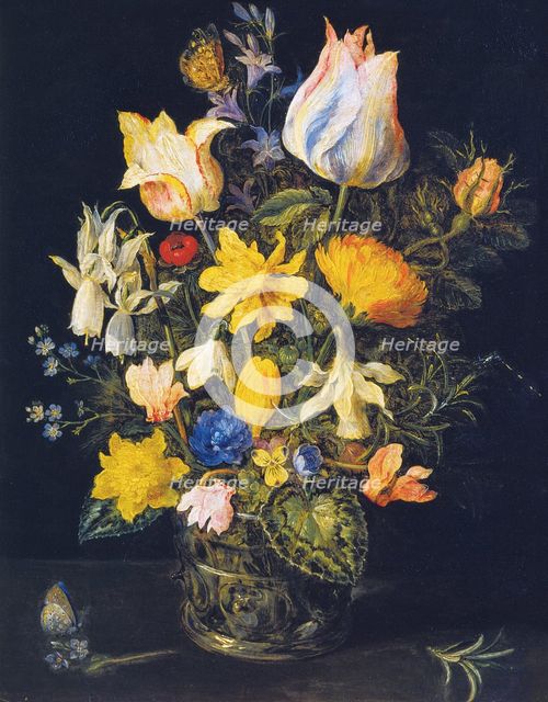 Still Life with Bouquet of Flowers, c1620. Creator: Jan Brueghel the Elder.