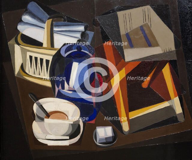 Still life with bread (Nature morte au pain), ca 1919.
