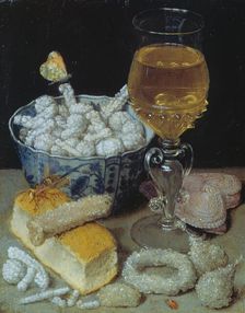 Still Life with Bread and Sweetmeats, 1633-1636. Creator: Georg Flegel