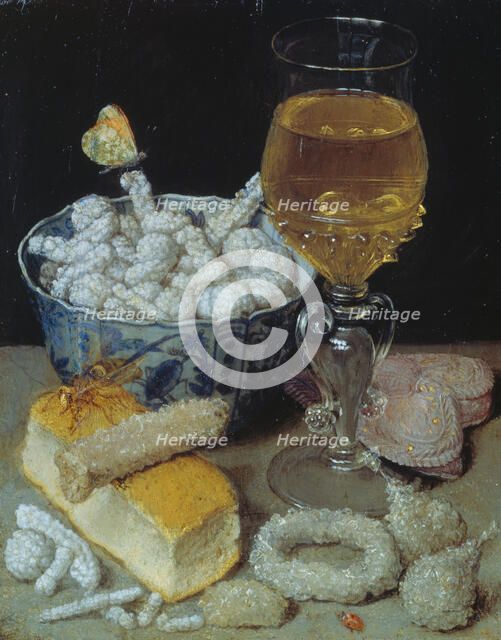 Still Life with Bread and Sweetmeats, 1633-1636. Creator: Georg Flegel.