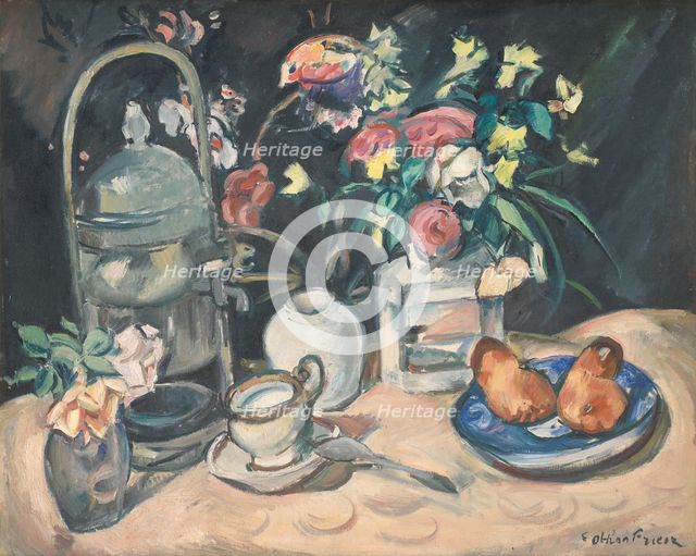 Still Life with Brioches, 1916-1917. Creator: Friesz, Achille-Emile-Othon (1879-1949).