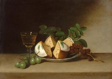 Still Life with Cake, 1818. Creator: Raphaelle Peale