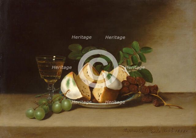 Still Life with Cake, 1818. Creator: Raphaelle Peale.
