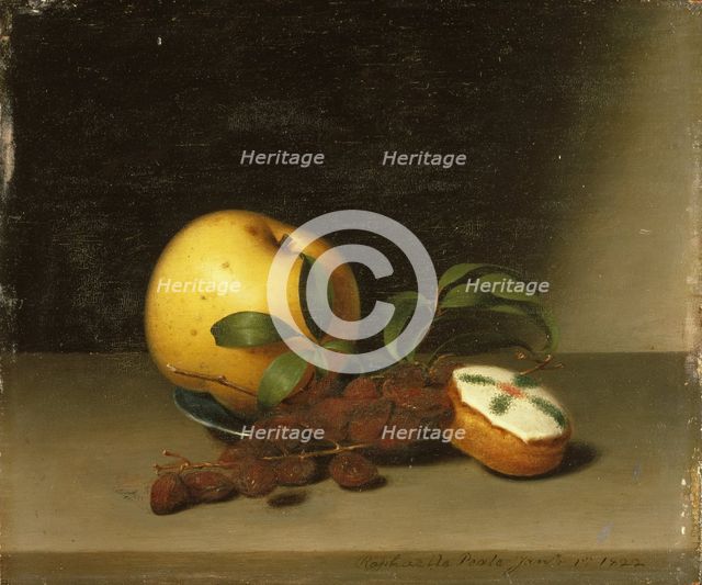 Still Life with Cake, 1822. Artist: Peale, Raphaelle (1774-1825)