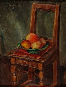 Still life with chair, 1928. Creator: Jean Dehoorn