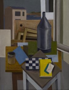 Still Life with Chess, 1927. Creator: Suta, Romans (1896-1944)