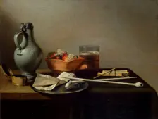 Still Life with Clay Pipes 1636. Creator: Claesz, Pieter (c. 1597-1660)
