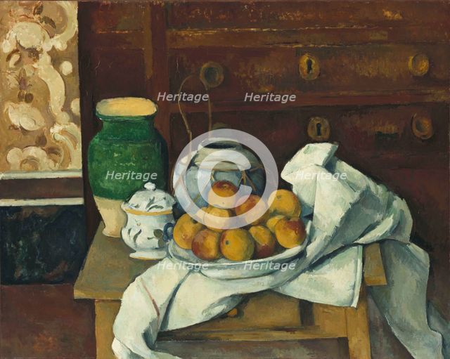 Still life with commode, ca 1883-1887.