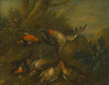 Still Life with Dead Birds, 1720-1730. Creator: Philipp Ferdinand de Hamilton