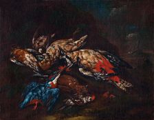 Still Life with Dead Birds, 1720-1740. Creator: Franz Michael Siegmund Von Purgau