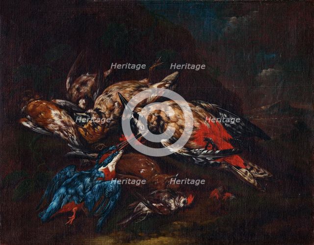 Still Life with Dead Birds, 1720-1740. Creator: Franz Michael Siegmund Von Purgau.