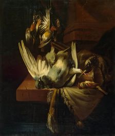 Still Life with Dead Game, 1685. Creator: William Gowe Ferguson