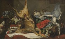 Still Life with Dead Game, a Monkey and a Dog. Creator: Frans Snyders
