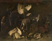 Still Life with Dead Game, late 19th-early 20th century. Creator: Edouard Chappel