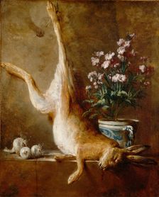Still Life with Dead Hare, c1760. Creator: Jean-Simeon Chardin