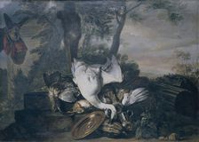 Still Life with Dead Swan, mid-17th century. Creator: Adriaen van Utrecht