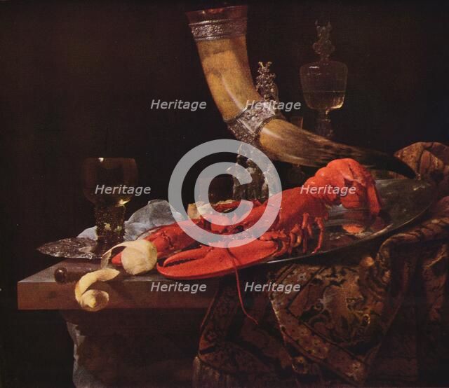 Still Life with Drinking-Horn, c1653, (1938). Artist: Willem Kalf
