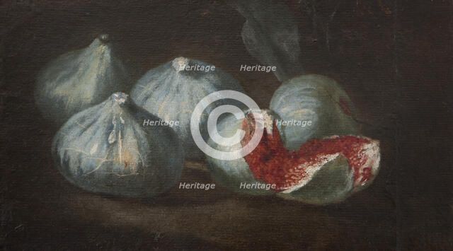 Still Life with Figs, 17th century. Creator: Unknown.