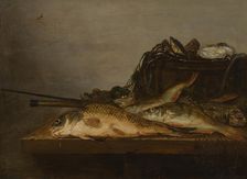 Still Life with Fish, 1648. Creator: Jan Dirven