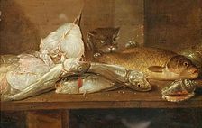 Still Life with Fish, 1625-1661. Creator: Alexander Adriaenssen
