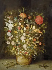 Still Life with Flowers, 1600-1630. Creator: Follower of Jan Brueghel the Elder