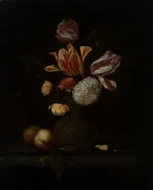 Still life with flowers, 1600-1659. Creator: Johannes Borman
