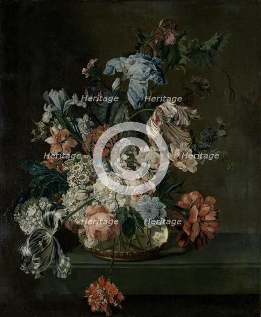 Still Life with Flowers, 1762. Creator: Cornelia van der Mijn.