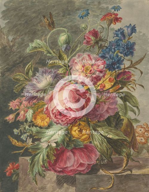 Still life with flowers, 1779-1808. Creator: Jan Evert Morel.