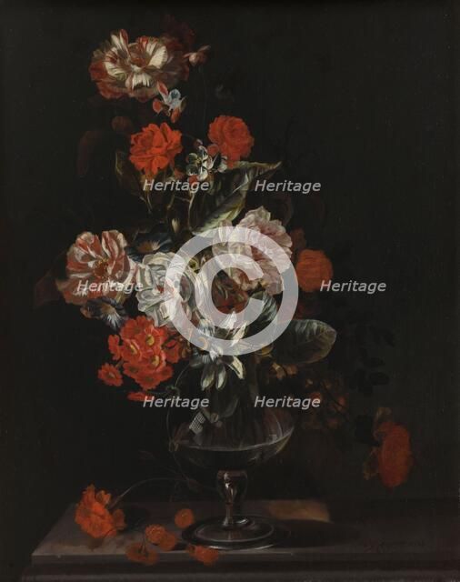 Still Life with Flowers, 1700-1720. Creator: Jacob Campo Weyerman.