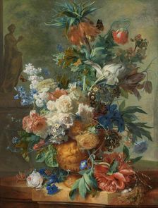 Still Life with Flowers, 1723. Creator: Jan van Huysum