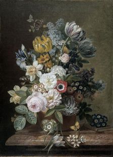 Still Life with Flowers, 1815-1839. Creator: Eelke Jelles Eelkema