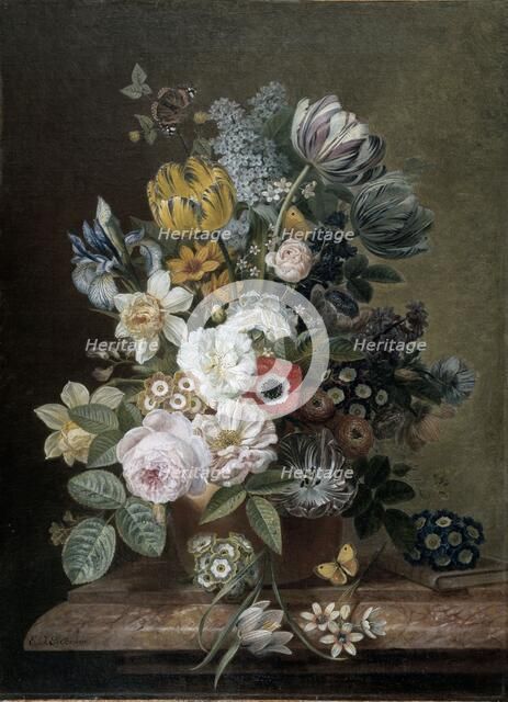 Still Life with Flowers, 1815-1839. Creator: Eelke Jelles Eelkema.