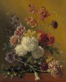 Still Life with Flowers, 1820-1861. Creator: Georgius Jacobus Johannes van Os